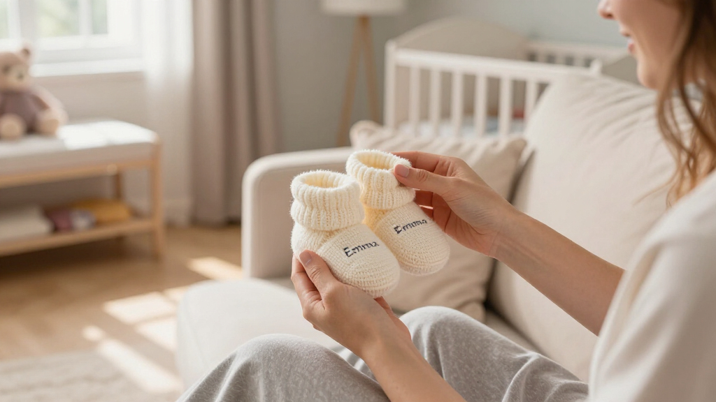 4 Best Personalized Baby Booties With Names That Make Perfect Gifts
