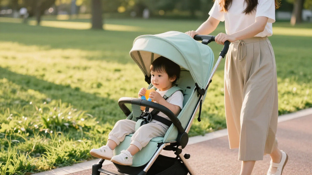 premium toddler push car with canopy