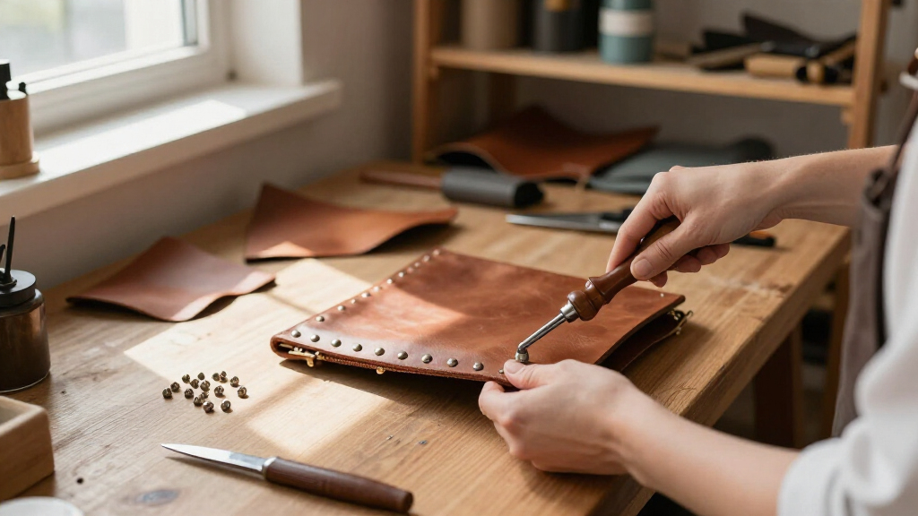 rivet setters for bag making
