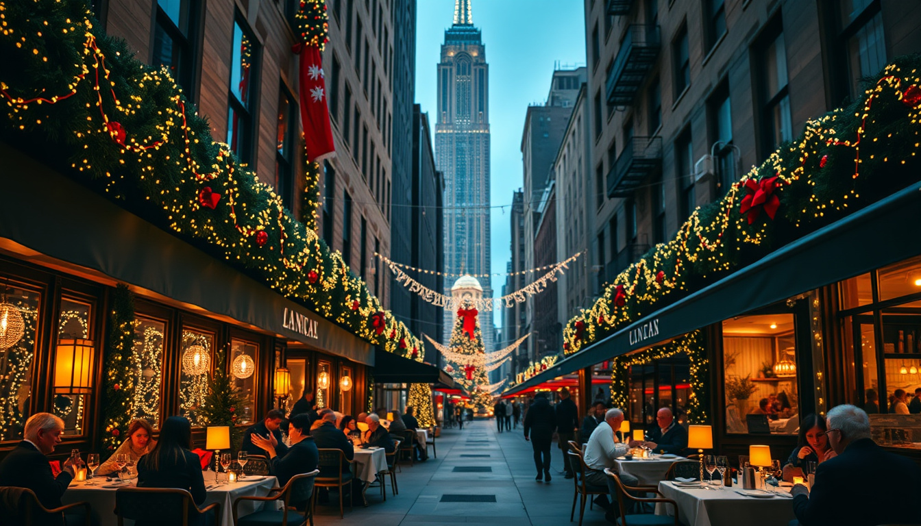 Top 5 NYC Restaurants for Your Holiday Celebration