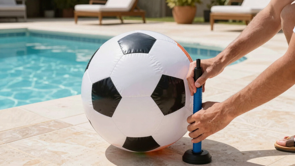 inflatable soccer ball