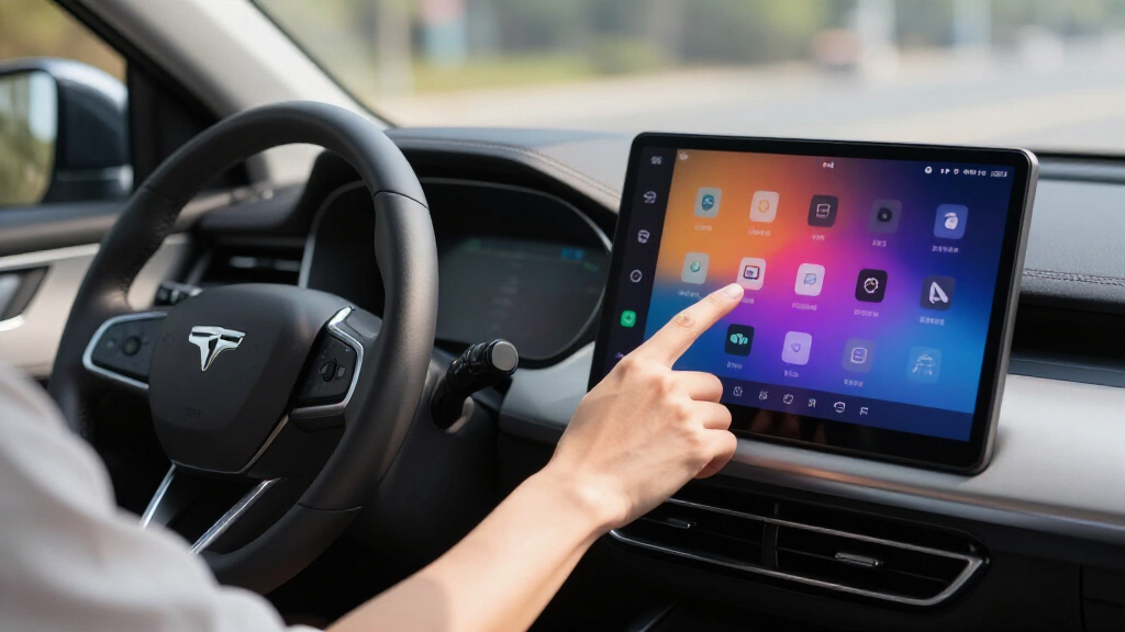 carplay head unit with capacitive touchscreen