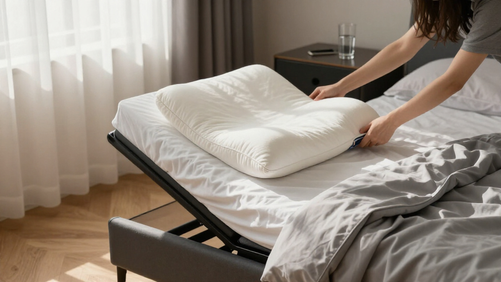 adjustable base with pillow tilt