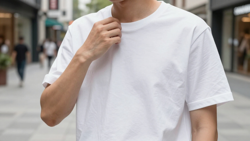 white tee