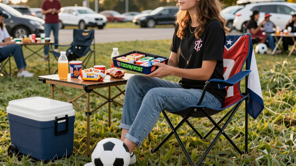 soccer fan outdoor tailgating furniture