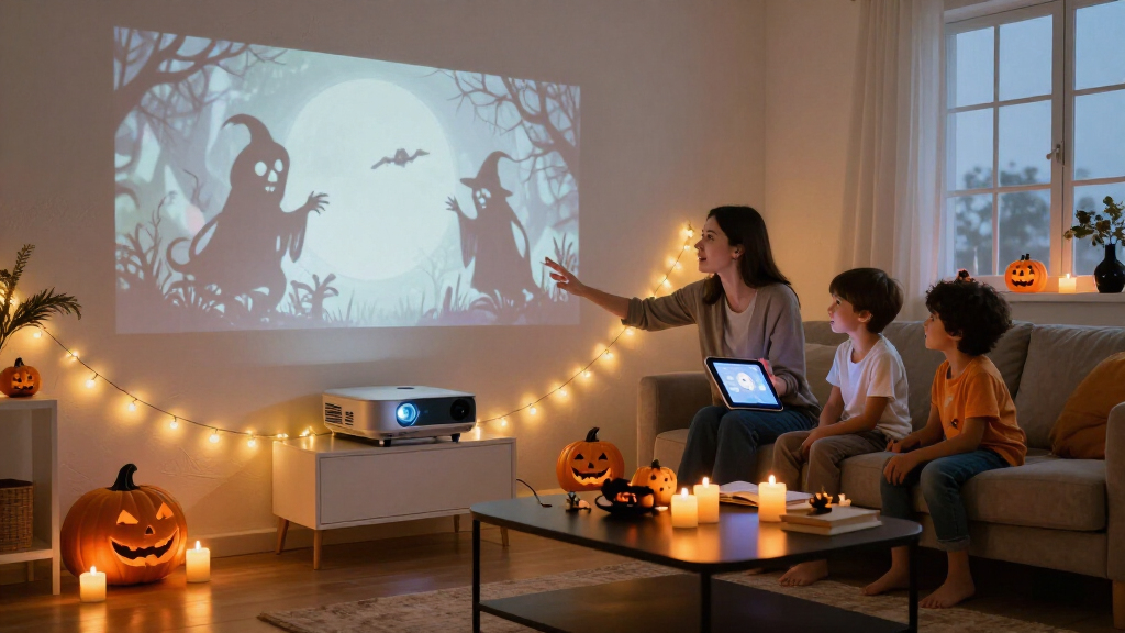 smart projector Halloween decorations