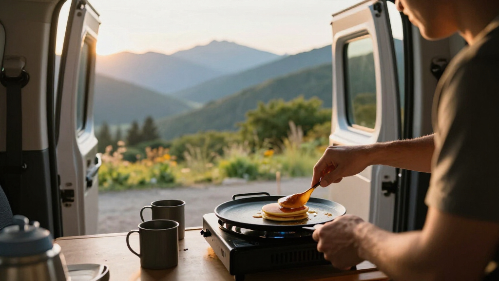 best electric griddle for full-time travel on van life road trips