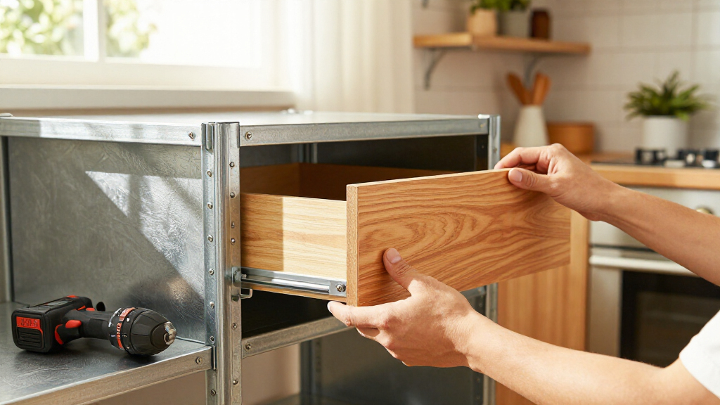 heavy duty shelving units with soft close drawers