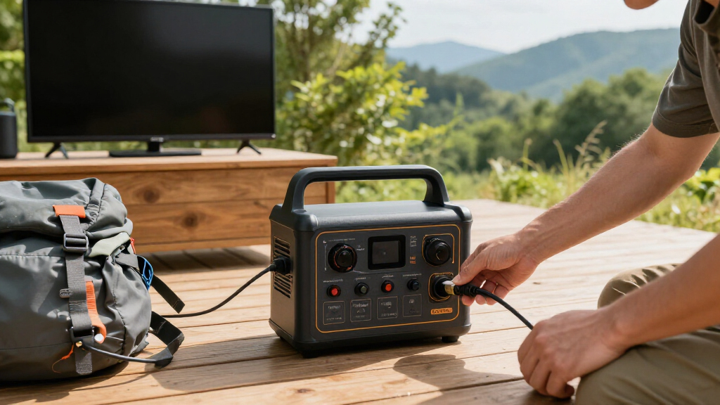 best portable power station for outdoor tv setup