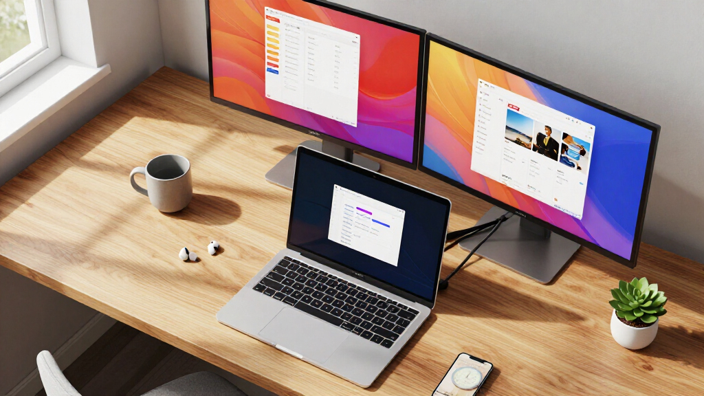 laptop docking station dual monitor