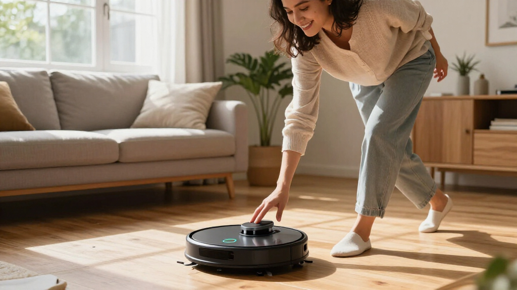 robot vacuum with smart mapping