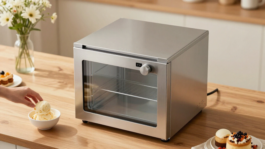 dipping cabinet freezer with temperature control