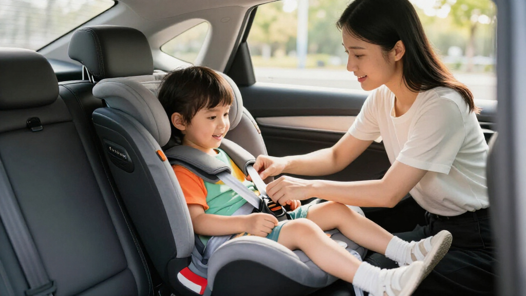 booster seat with rigid latch premium