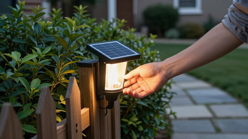 outdoor solar security lights