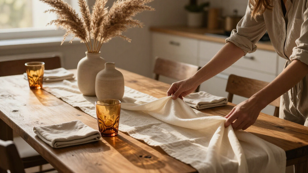 best cheesecloth table runners