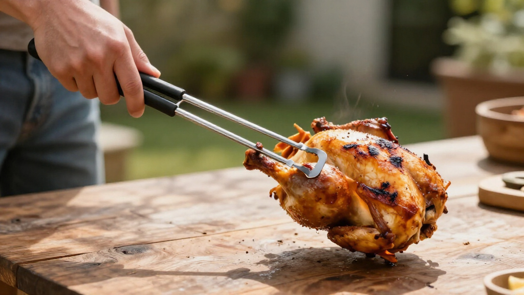 rotisserie forks heavy duty