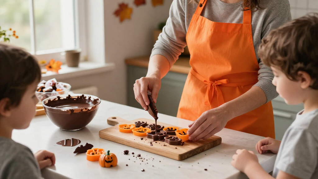 Halloween candy making molds