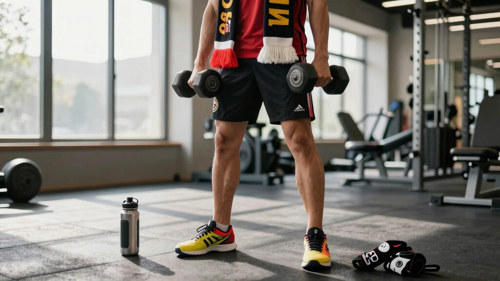 soccer fan workout gear