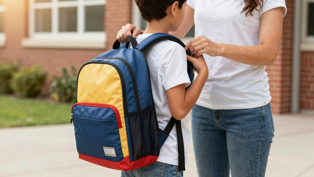 kids school backpack with laptop compartment