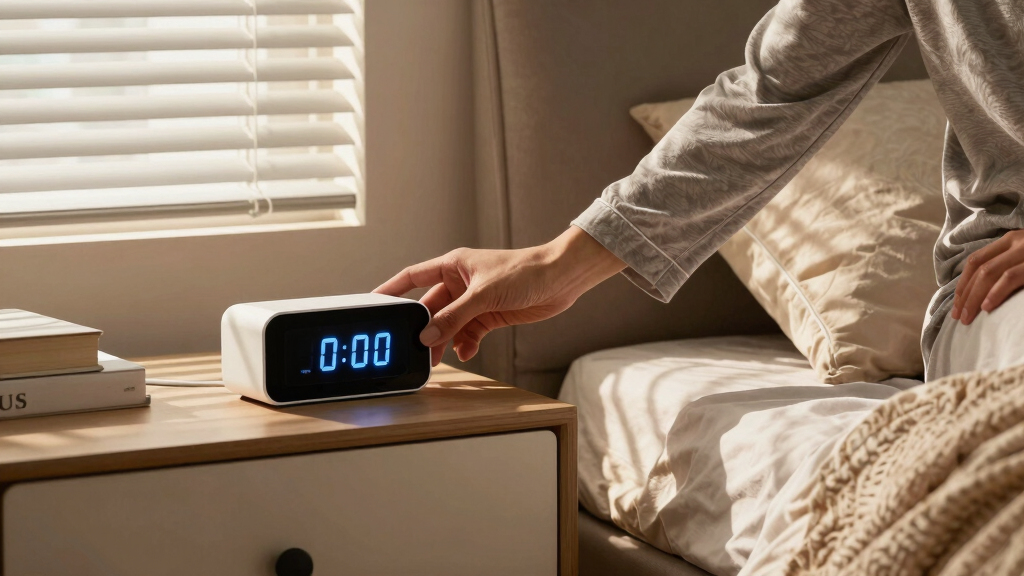 smart wake-up light alarm clock