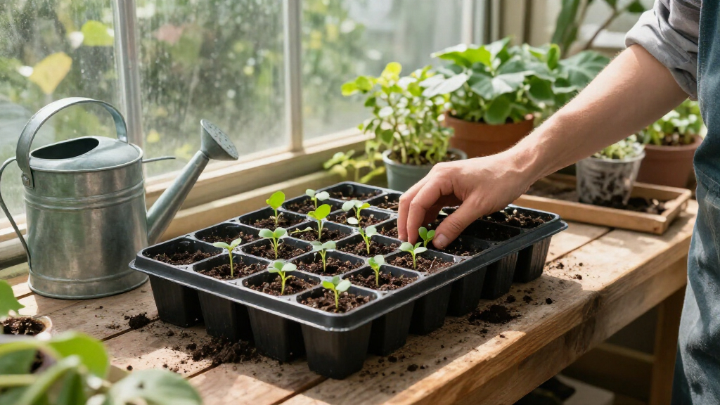 greenhouse seed starting trays