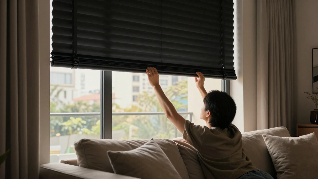 motorized blinds blackout