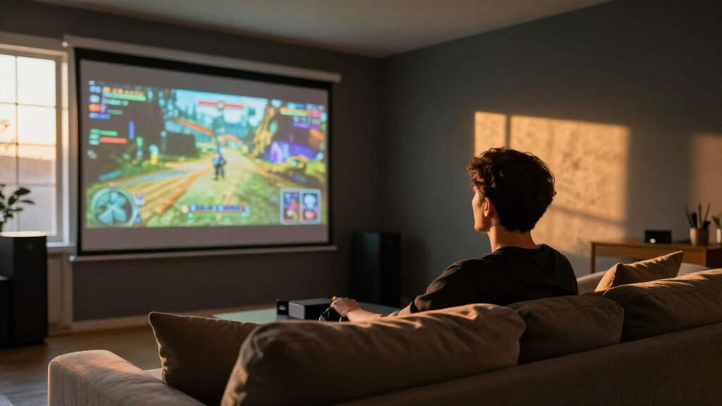 best projector screens for gaming rooms