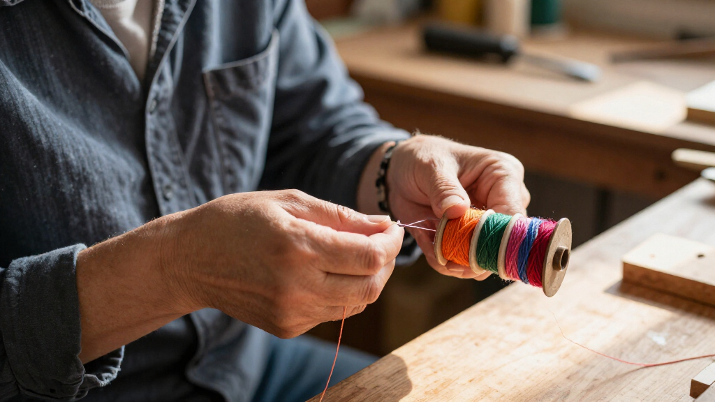 thread spool huggers to prevent tangles