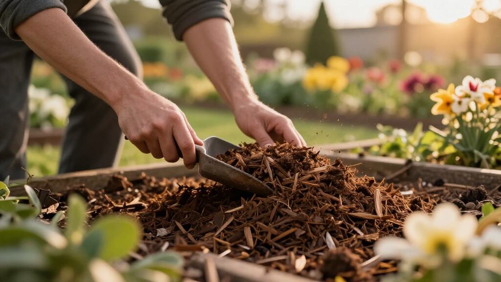 mulch for flower beds