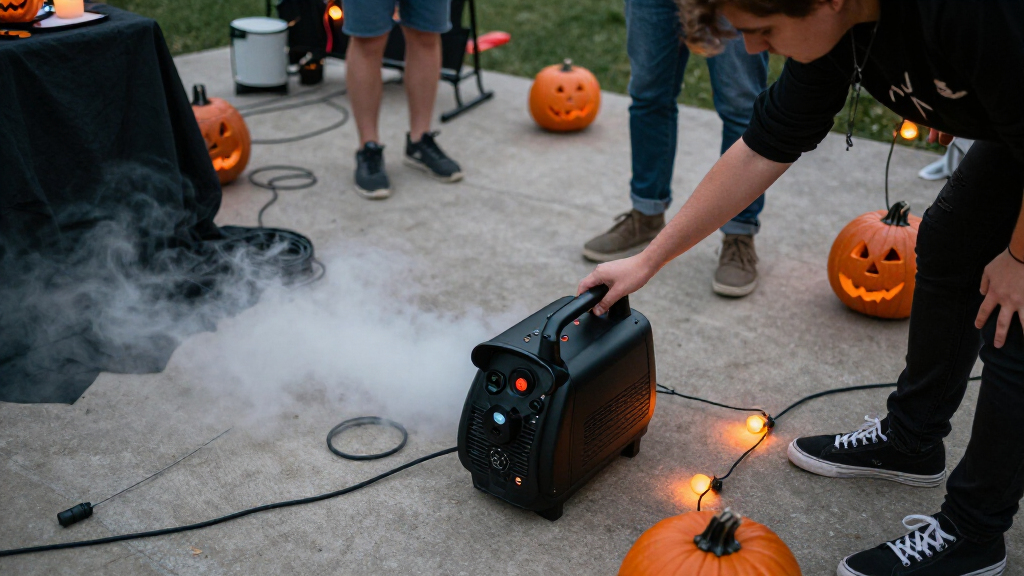 compact fog machines for halloween parties