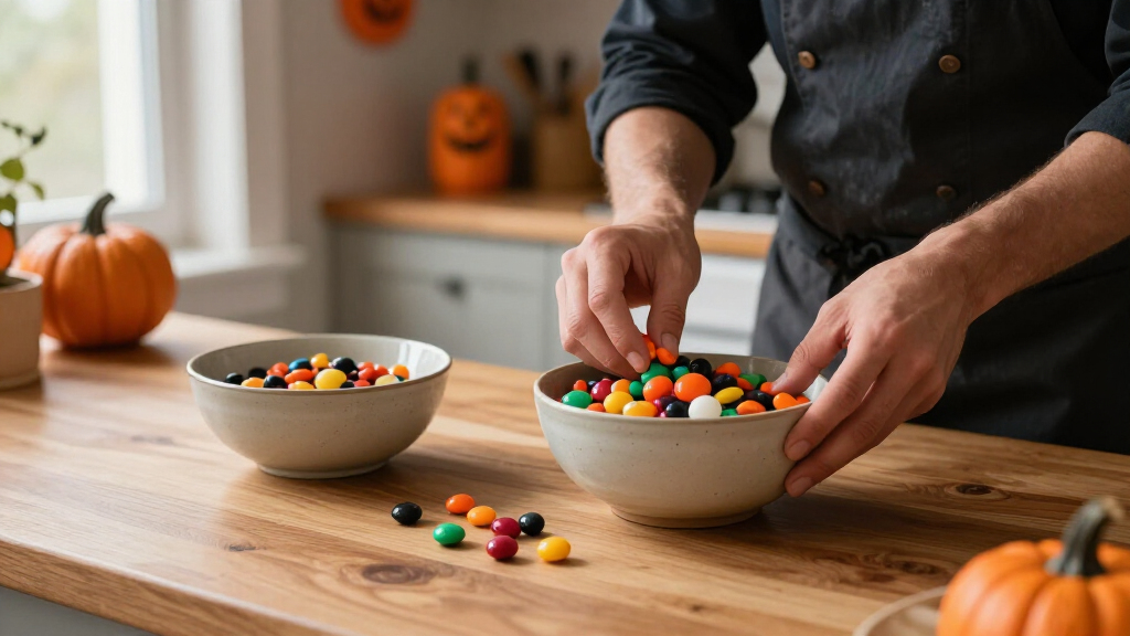 Halloween candy bowls