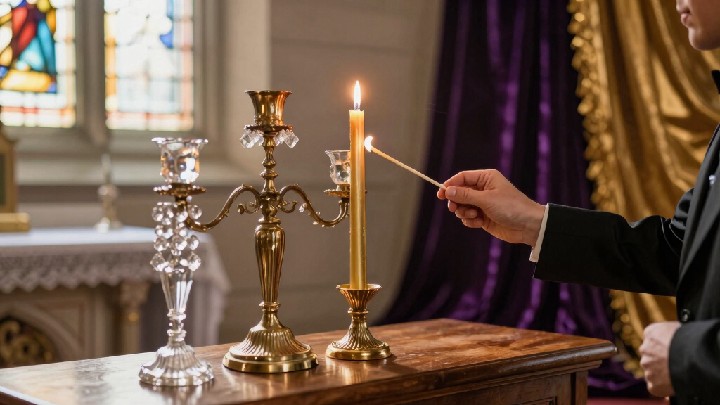 metaphysical candles and decor
