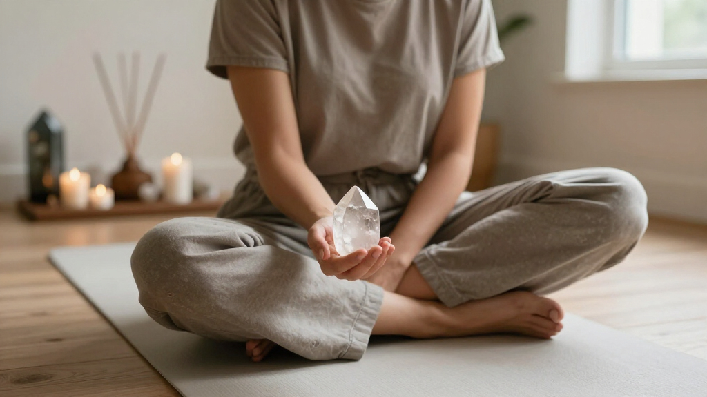 crystal healing meditation accessories