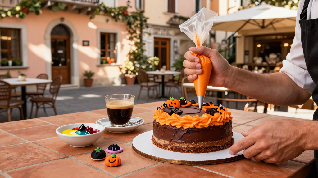 Italian Halloween cake decorating supplies
