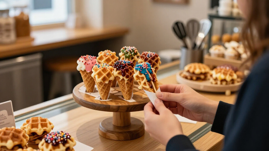 waffle cakepop stand
