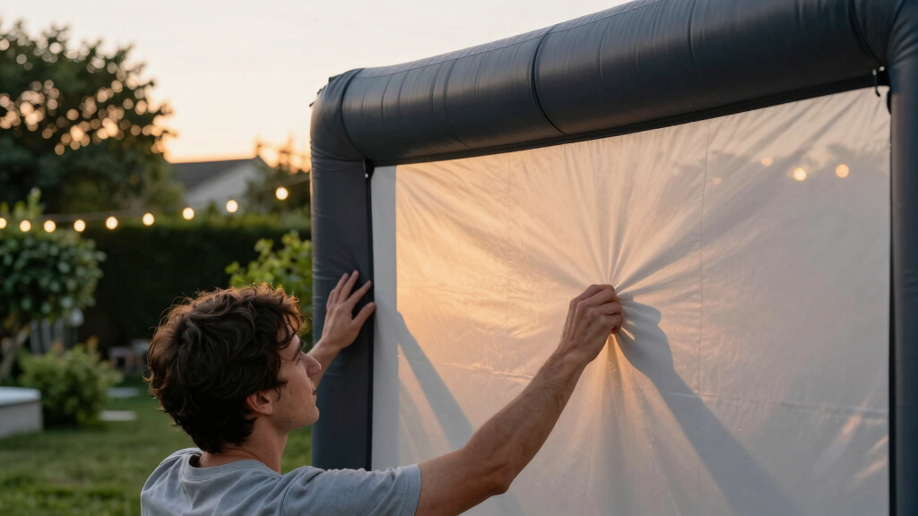 outdoor projector screen inflatable