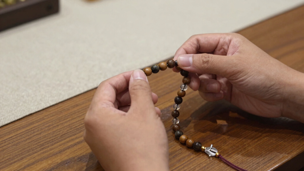 Christian faith prayer beads