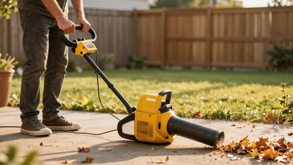 best corded electric leaf blowers for small yards