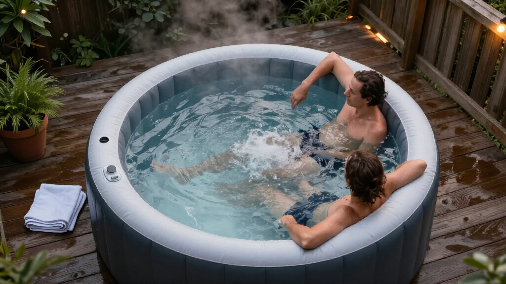 inflatable hot tubs