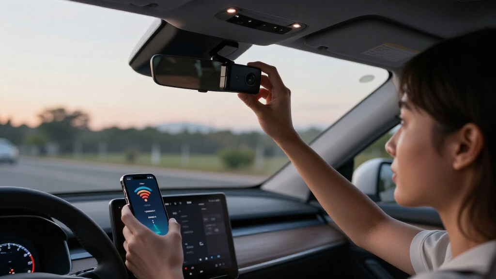 dash cam with fast wifi transfer