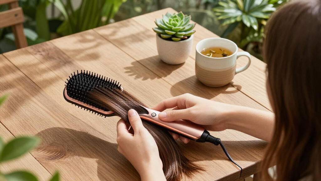premium hair straightening brushes