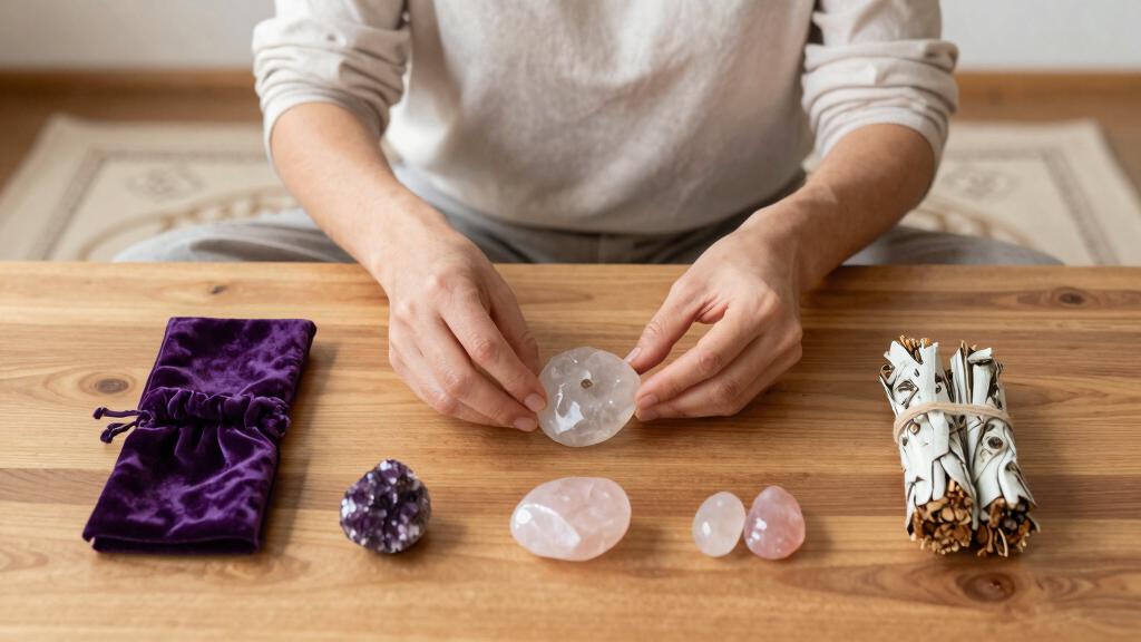 crystal healing meditation kits