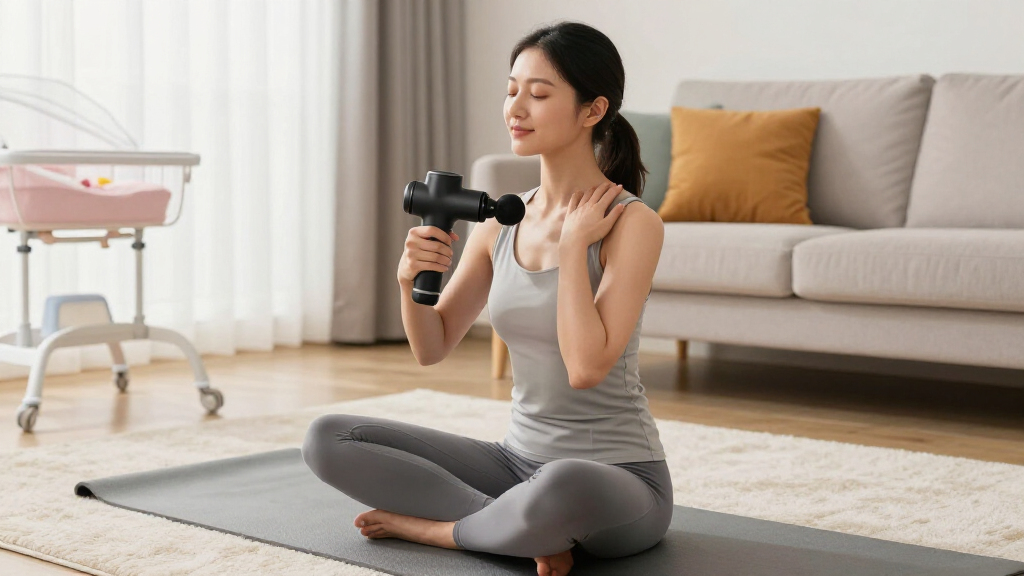 massage guns for postpartum energy boost