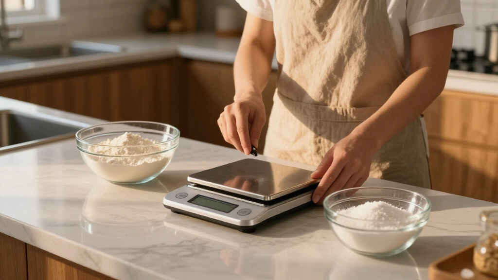 kitchen scales for precise baking