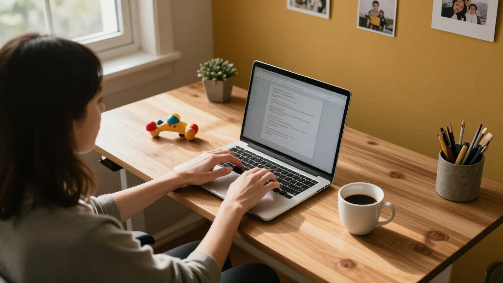 best standing desk for single moms working from home