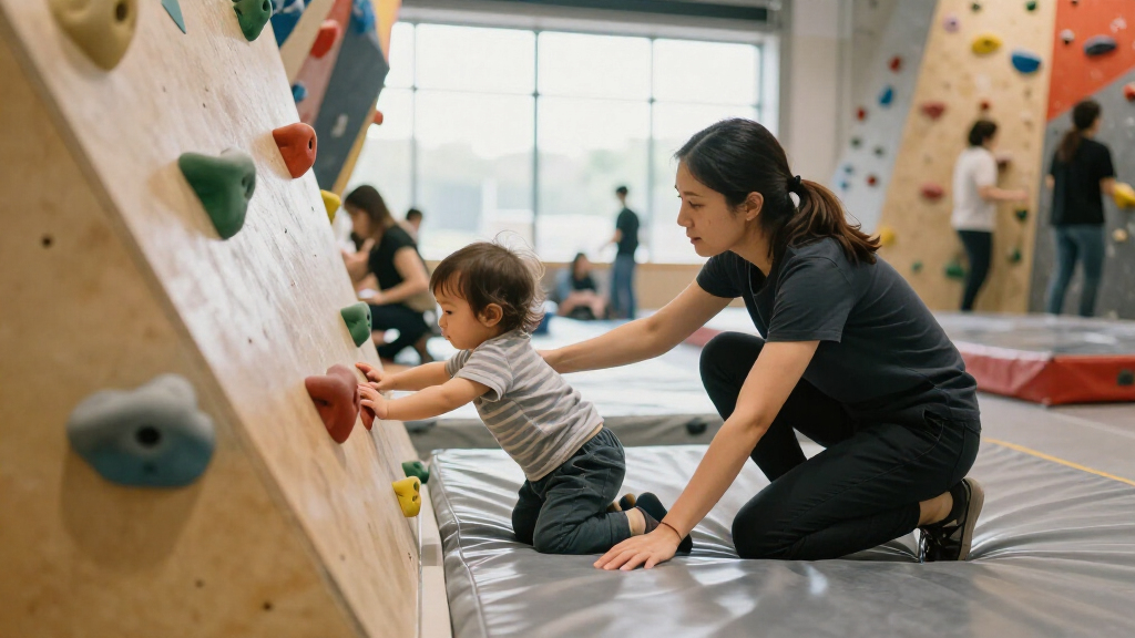 best indoor climbing gym for toddlers