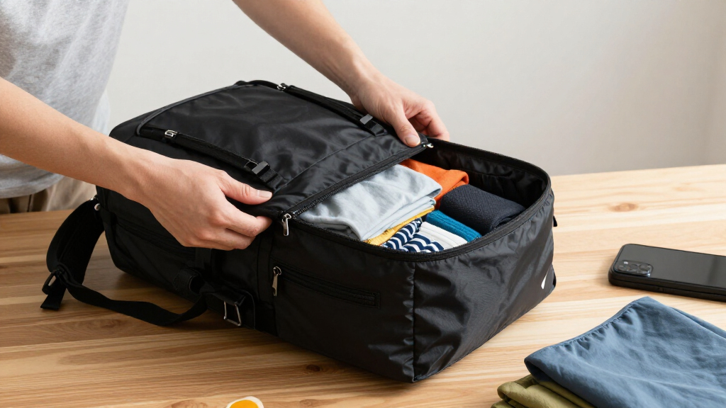 compact travel backpacks