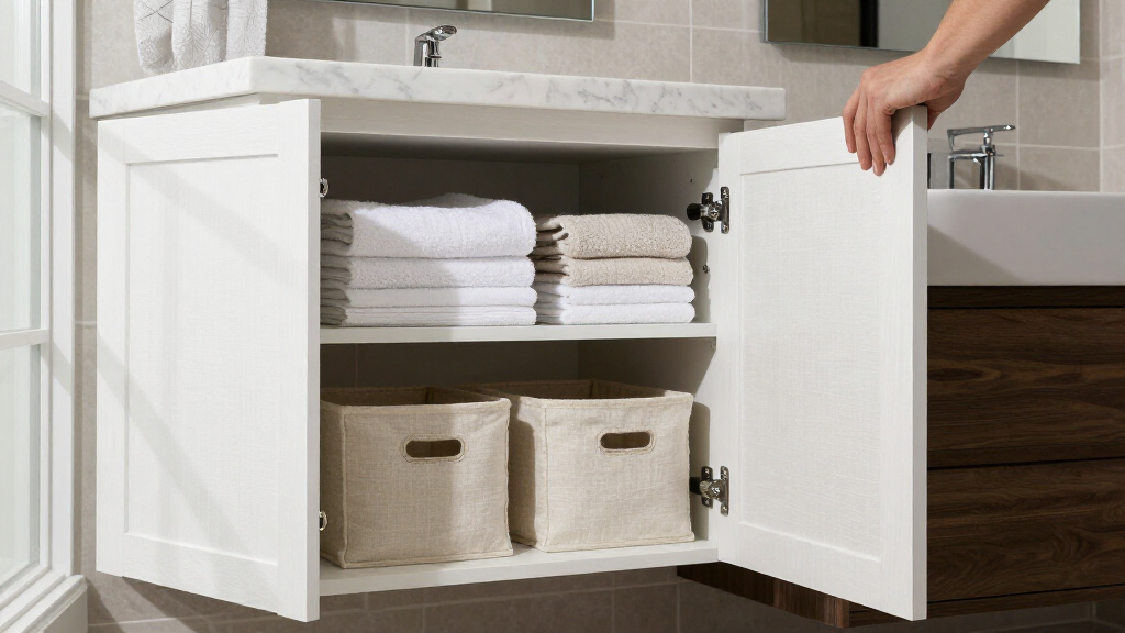 best linen cabinets for primary bathrooms