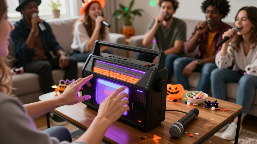 Halloween karaoke machines