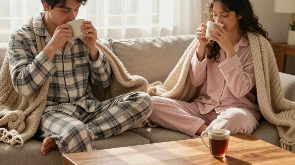 cozy couples pajama sets